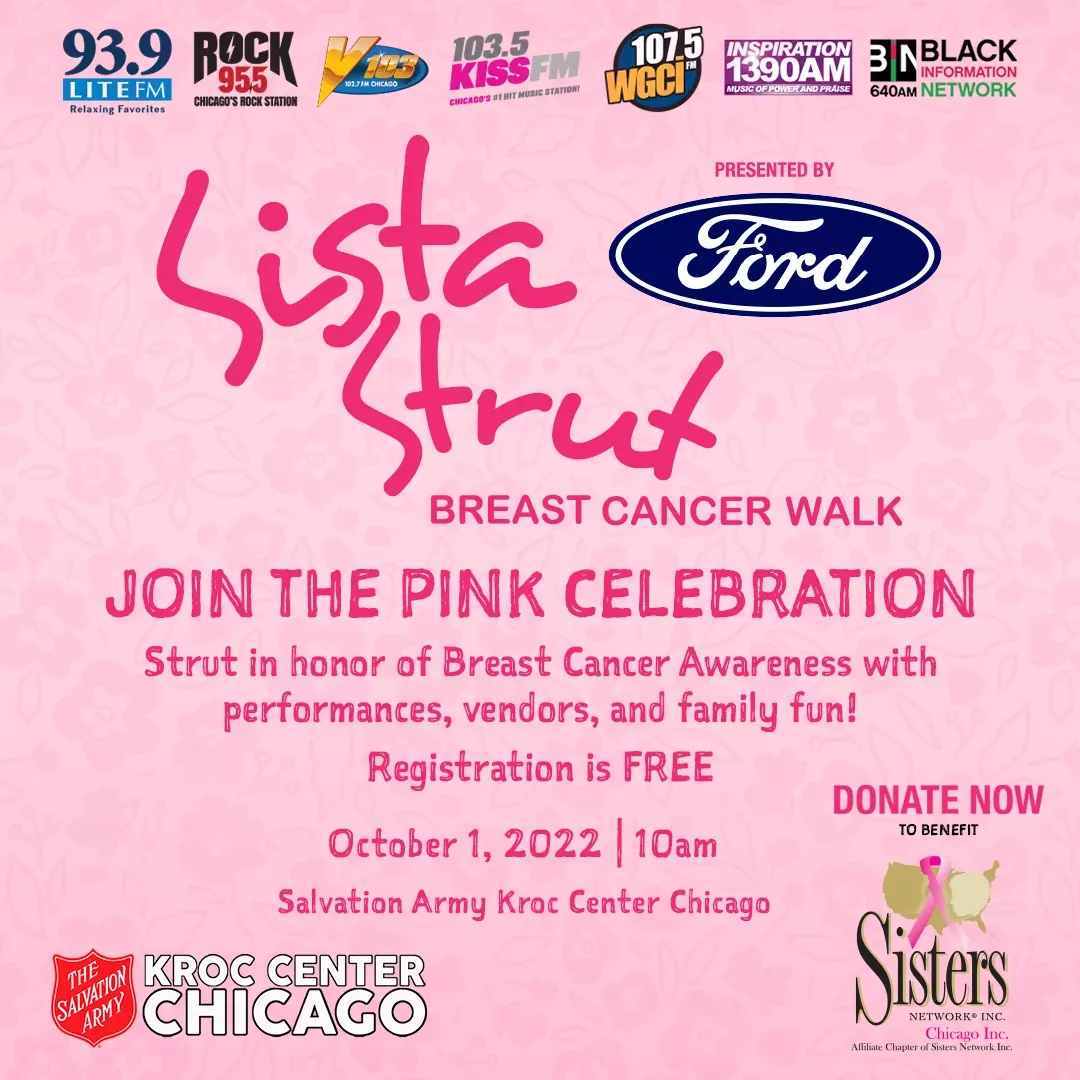 Sista Strut Breast Cancer Walk 2022 Sisters Network, Inc. Chicago